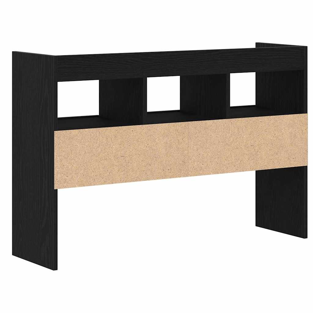 Sideboard Schwarz Eichen-Optik 105 x 30 x 70 cm Holzwerkstoff
