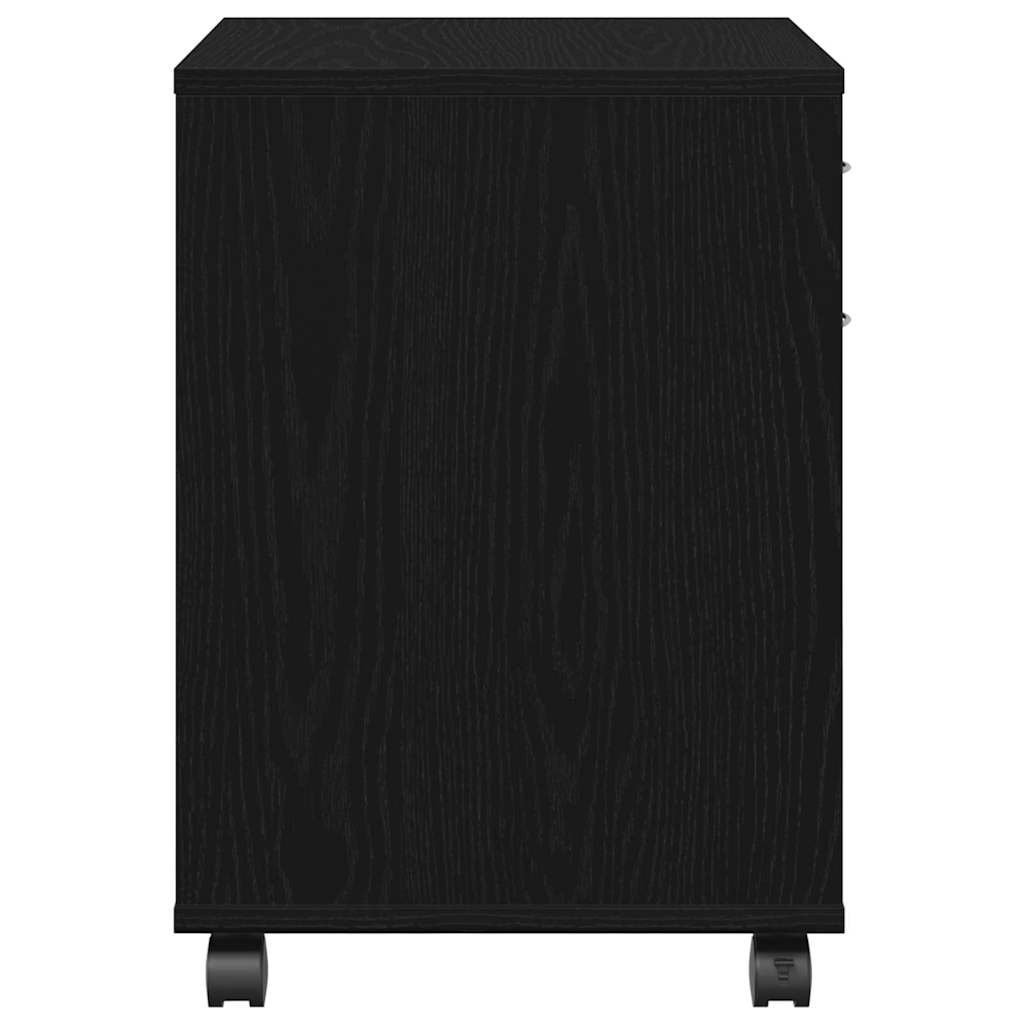 Rollschrank Schwarze Eiche 45 x 38 x 54 cm Holzwerkstoff