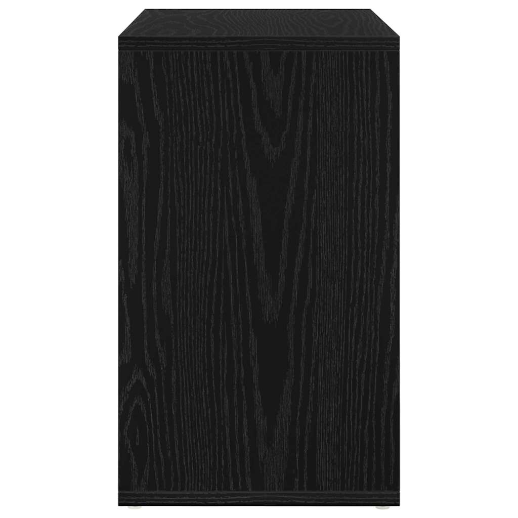 Nestingtisch 3 stk. Schwarz Eichen-Optik 55 x 30 x 50 cm