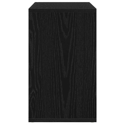Nestingtisch 3 stk. Schwarz Eichen-Optik 55 x 30 x 50 cm