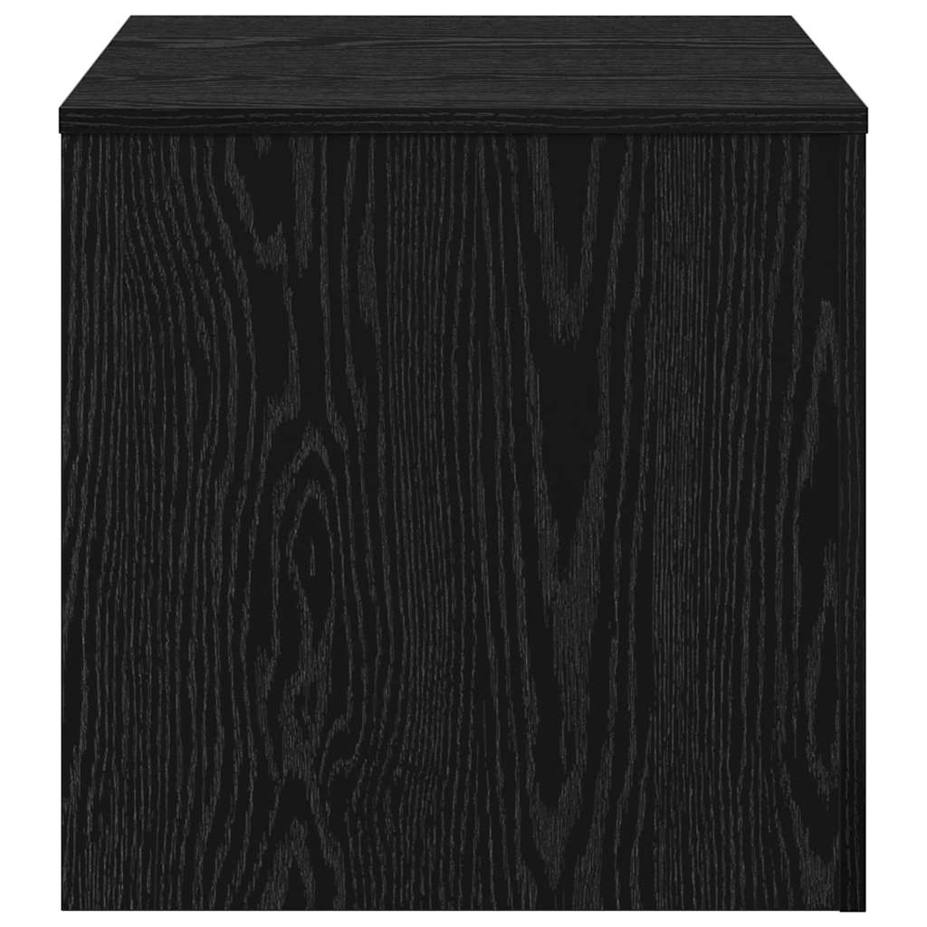 Nestingtisch 3 stk. Schwarz Eichen-Optik 45 x 45 x 45 cm