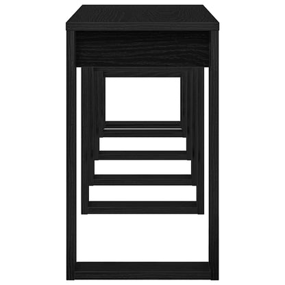Satztische 3 Stk. Schwarz Eichen-Optik 61 x 28 x 47 cm