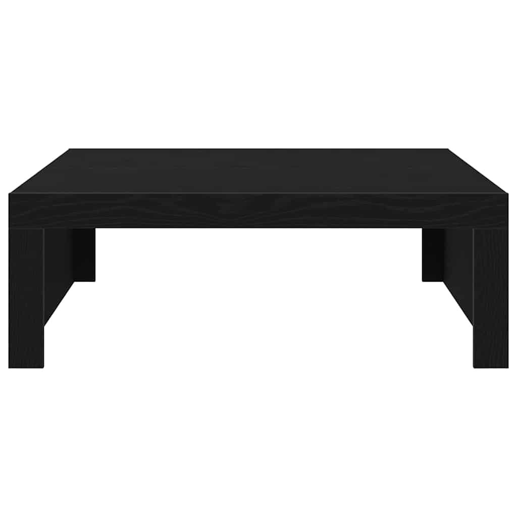 Couchtisch Schwarz Eichen-Optik 100 x 100 x 35 cm Holzwerkstoff