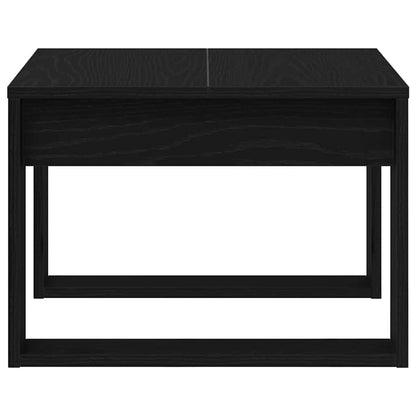 Couchtisch Schwarz Eichen-Optik 50 x 50 x 35 cm Holzwerkstoff