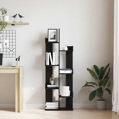 Bücherregal 8 Ebenen 48 x 25,5 x 140 cm Holzwerkstoff