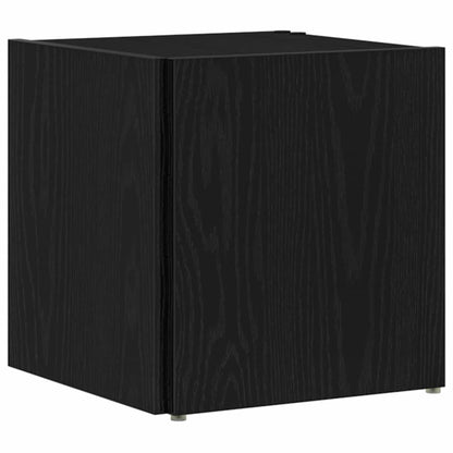 Eckregale 33 x 33 x 34,5 cm Holzwerkstoff Schwarz Eichen-Optik
