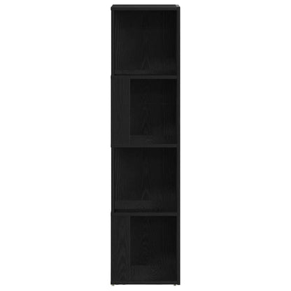 Eckregale 33 x 33 x 132 cm Holzwerkstoff Schwarz Eichen-Optik