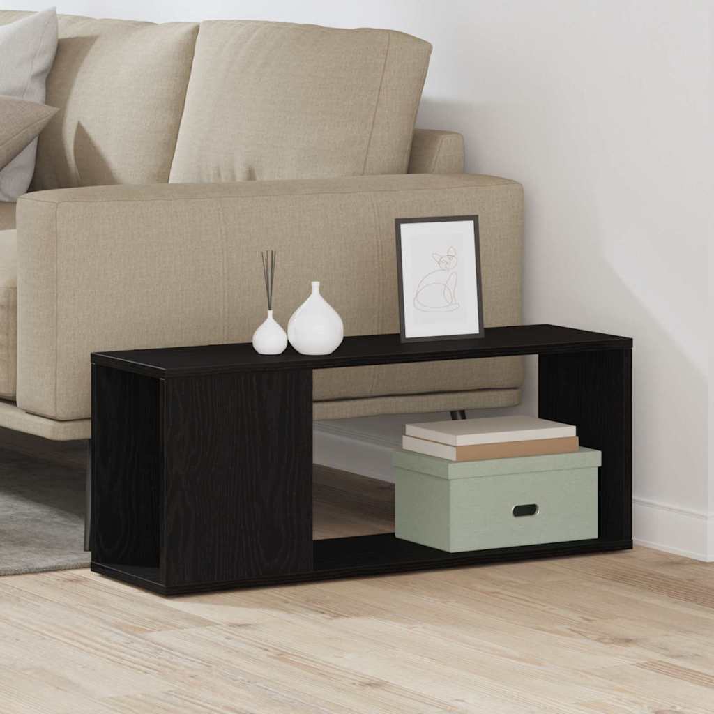 TV-Schrankset 80 x 24 x 32 cm Schwarz Eichen-Optik