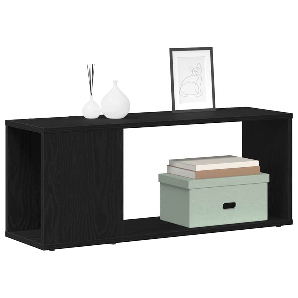 TV-Schrankset 80 x 24 x 32 cm Schwarz Eichen-Optik
