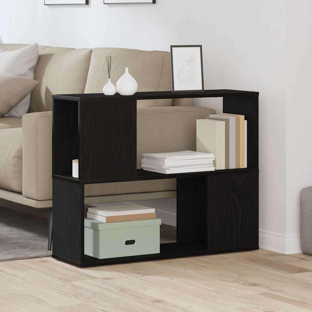 TV-Schrankset 80 x 24 x 63 cm Schwarz Eichen-Optik