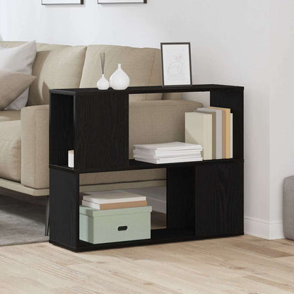TV-Schrankset 80 x 24 x 63 cm Schwarz Eichen-Optik