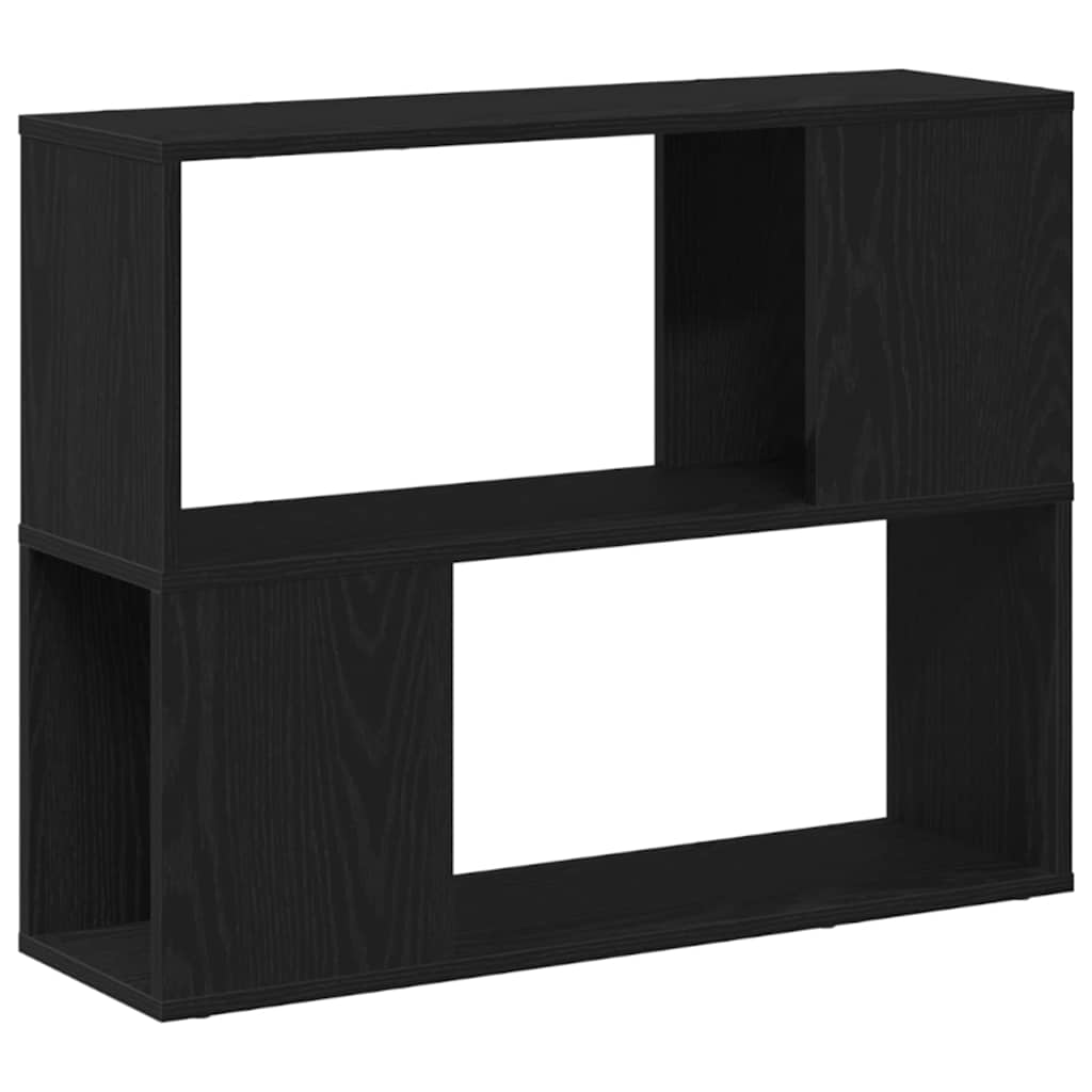 TV-Schrankset 80 x 24 x 63 cm Schwarz Eichen-Optik
