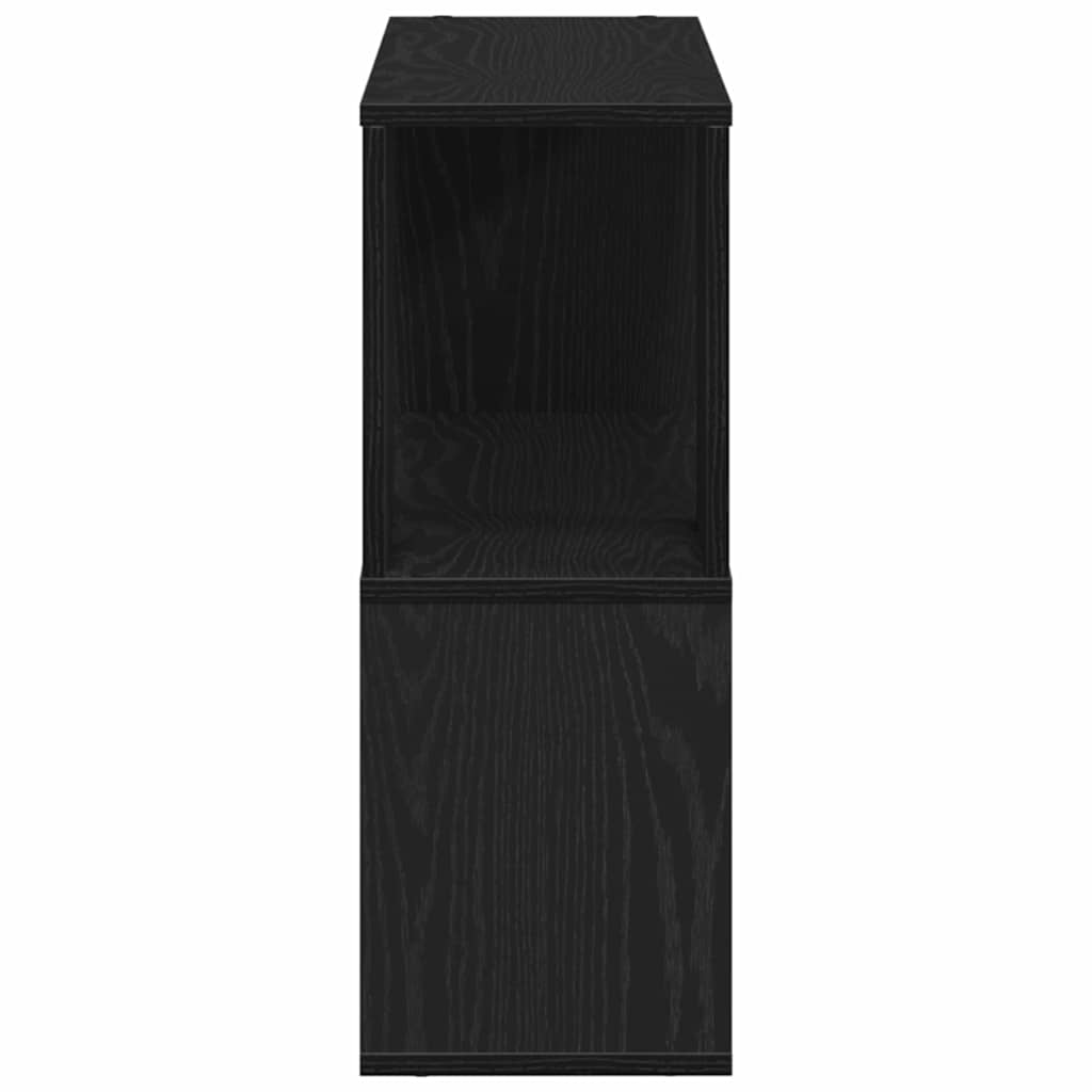 TV-Schrankset 80 x 24 x 63 cm Schwarz Eichen-Optik