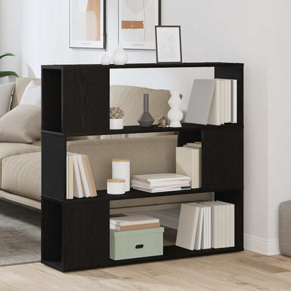 TV-Schrankset 100 x 24 x 94 cm Schwarz Eichen-Optik