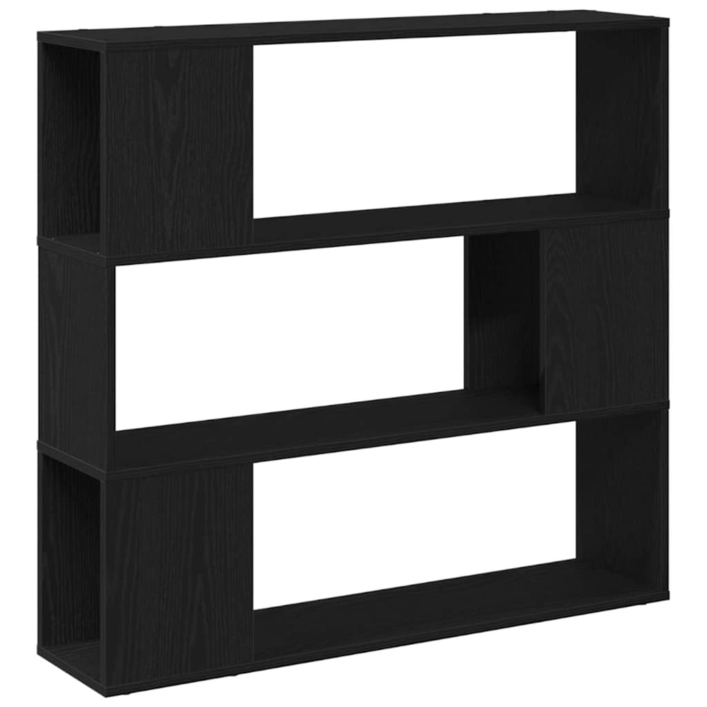 TV-Schrankset 100 x 24 x 94 cm Schwarz Eichen-Optik