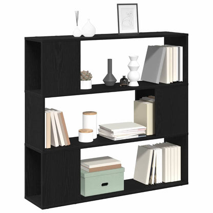 TV-Schrankset 100 x 24 x 94 cm Schwarz Eichen-Optik