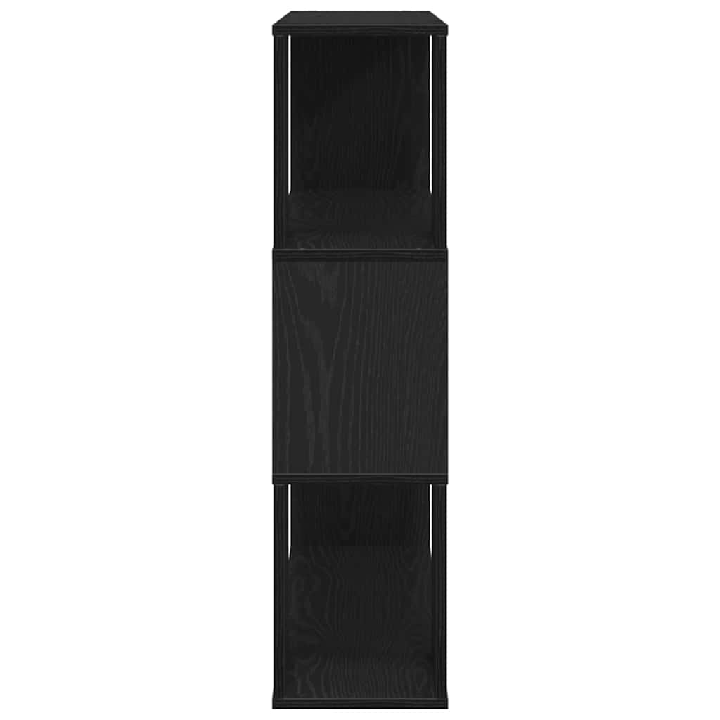 TV-Schrankset 100 x 24 x 94 cm Schwarz Eichen-Optik