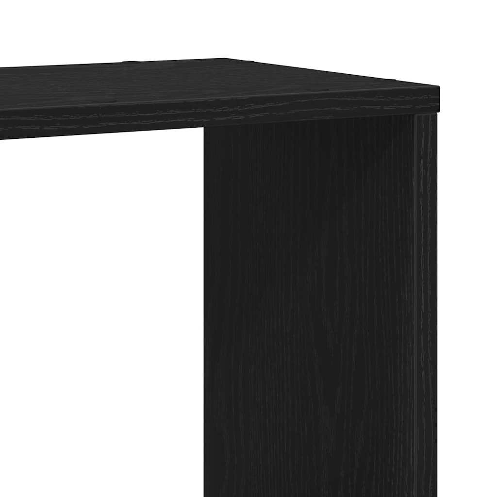 TV-Schrankset 100 x 24 x 124,5 cm Schwarz Eichen-Optik