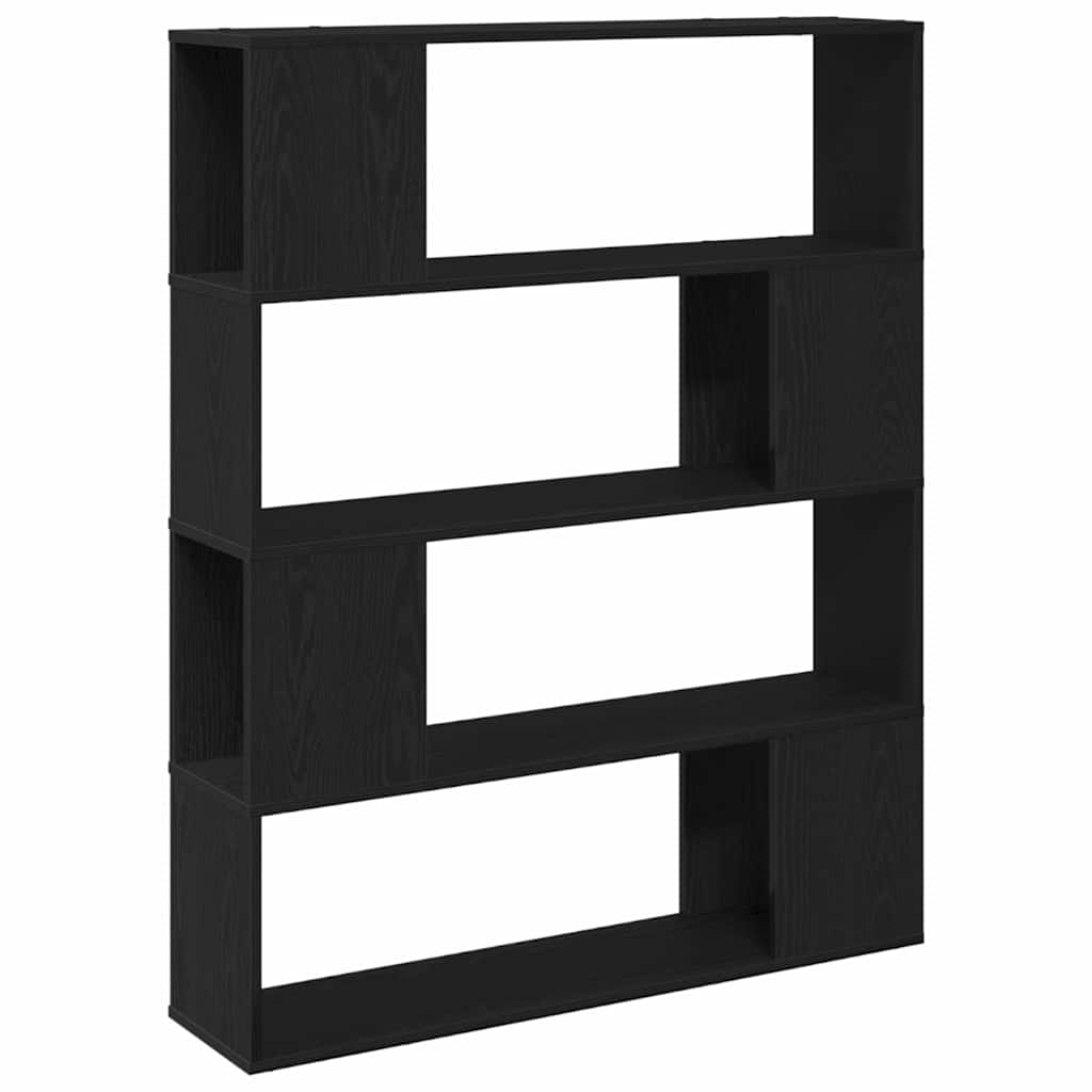 TV-Schrankset 100 x 24 x 124,5 cm Schwarz Eichen-Optik