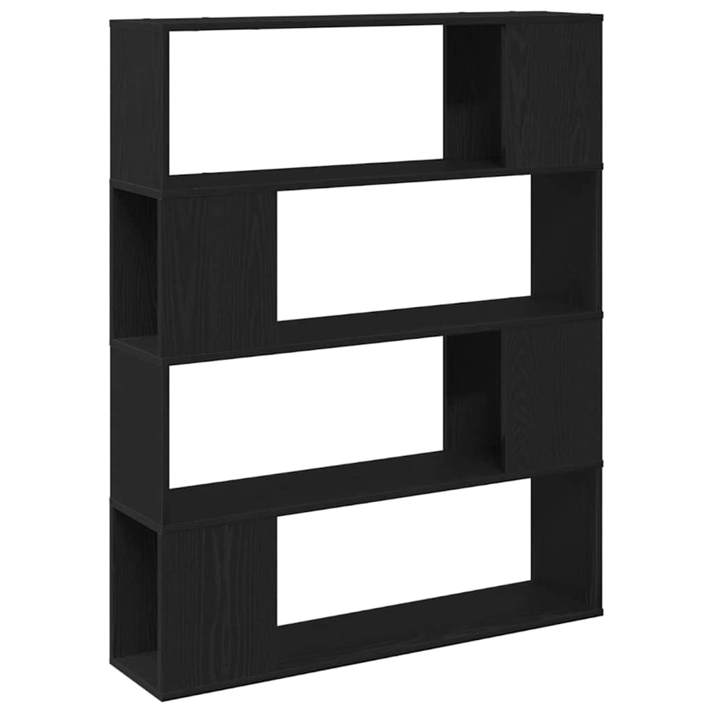 TV-Schrankset 100 x 24 x 124,5 cm Schwarz Eichen-Optik
