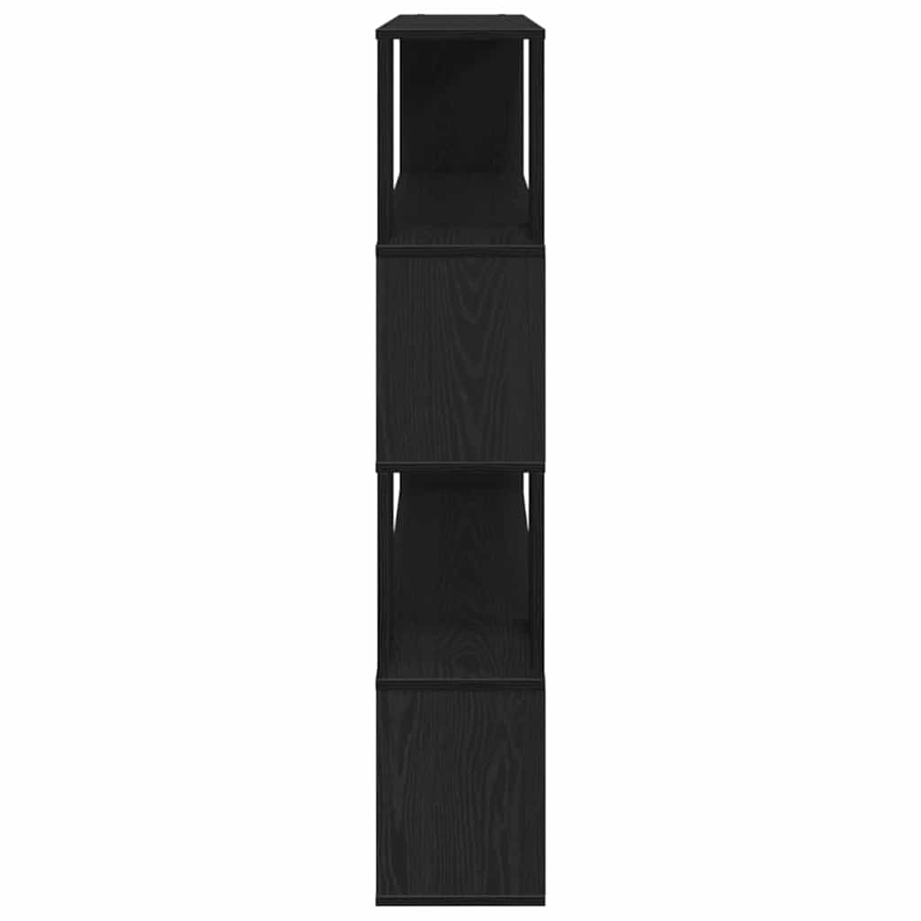 TV-Schrankset 100 x 24 x 124,5 cm Schwarz Eichen-Optik