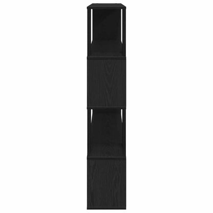 TV-Schrankset 100 x 24 x 124,5 cm Schwarz Eichen-Optik