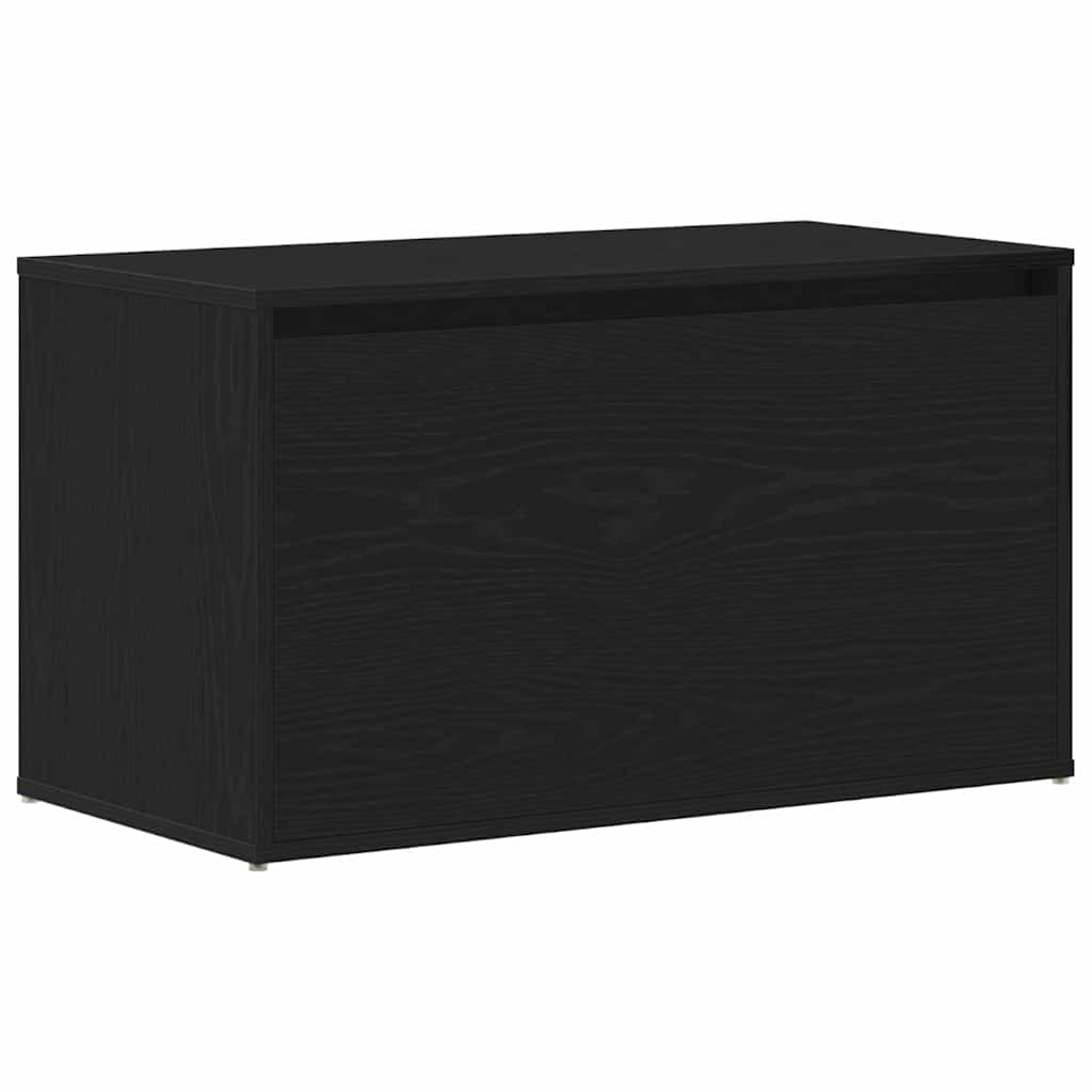 Flurbank Schwarz Eichen-Optik 80 x 40 x 45 cm Holzwerkstoff