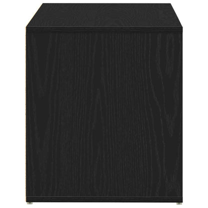 Flurbank Schwarz Eichen-Optik 80 x 40 x 45 cm Holzwerkstoff