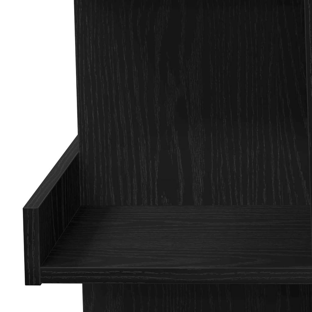 Bartisch 100 x 48 x 101,5 cm Holzwerkstoff Schwarz Eichen-Optik