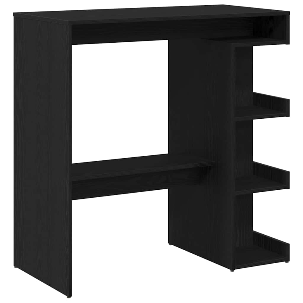 Bartisch 100 x 48 x 101,5 cm Holzwerkstoff Schwarz Eichen-Optik