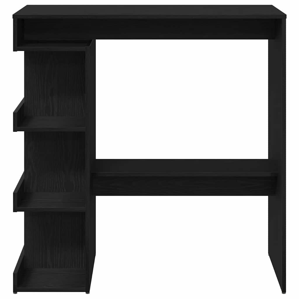 Bartisch 100 x 48 x 101,5 cm Holzwerkstoff Schwarz Eichen-Optik