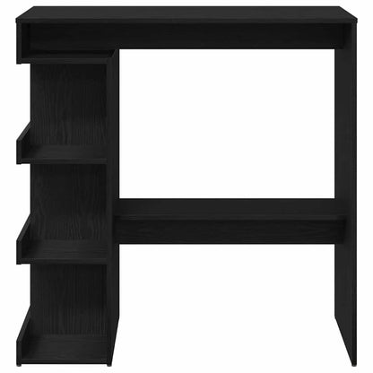 Bartisch 100 x 48 x 101,5 cm Holzwerkstoff Schwarz Eichen-Optik