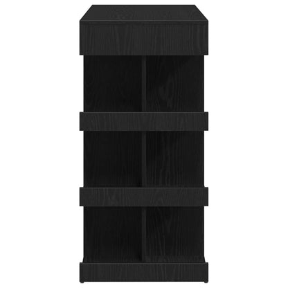 Bartisch 100 x 48 x 101,5 cm Holzwerkstoff Schwarz Eichen-Optik