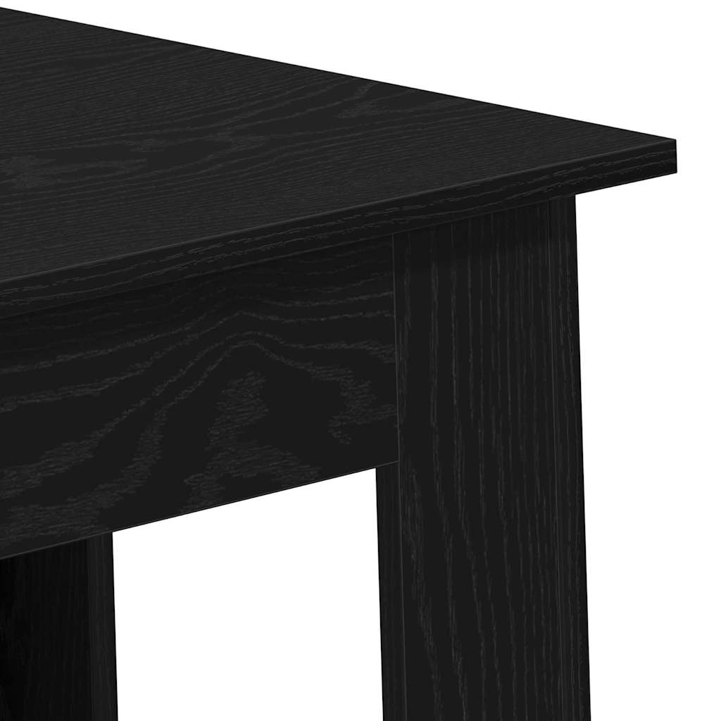 Bartisch 102 x 50 x 103,5 cm Holzwerkstoff Schwarz Eichen-Optik
