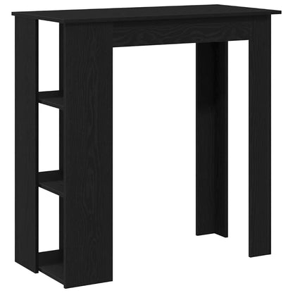 Bartisch 102 x 50 x 103,5 cm Holzwerkstoff Schwarz Eichen-Optik