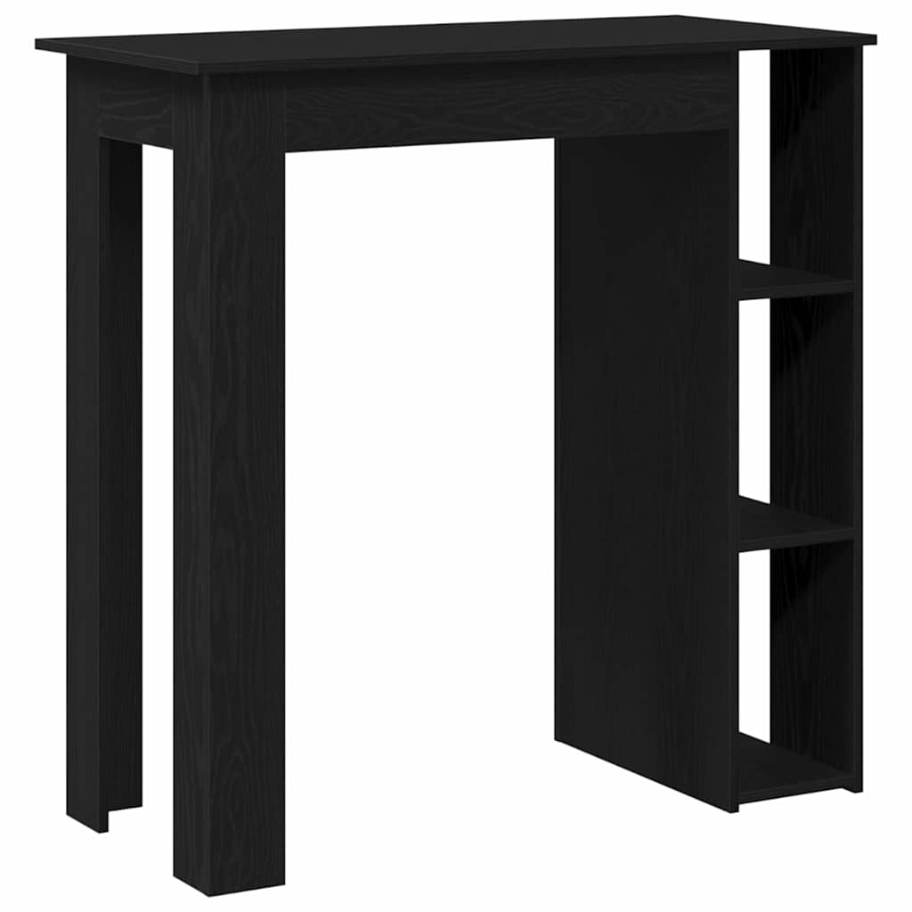 Bartisch 102 x 50 x 103,5 cm Holzwerkstoff Schwarz Eichen-Optik