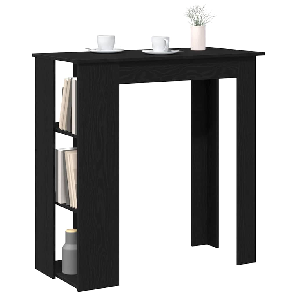 Bartisch 102 x 50 x 103,5 cm Holzwerkstoff Schwarz Eichen-Optik