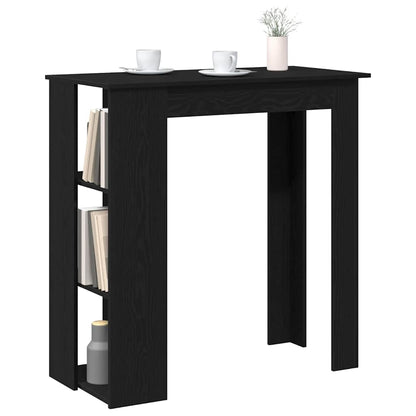 Bartisch 102 x 50 x 103,5 cm Holzwerkstoff Schwarz Eichen-Optik