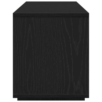 TV-Schränk 130 x 35 x 50 cm Schwarz Eichen-Optik Holzwerkstoff