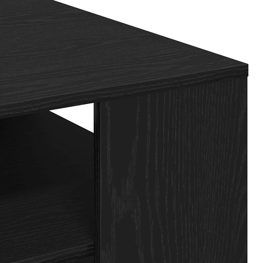 Couchtisch Schwarz Eichen-Optik 55 x 55 x 42 cm Holzwerkstoff