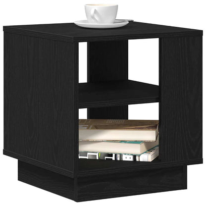 Couchtisch Schwarz Eichen-Optik 40 x 40 x 43 cm Holzwerkstoff