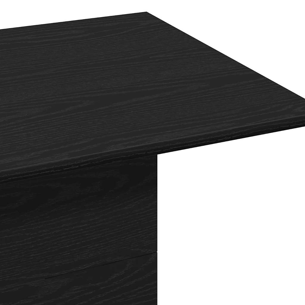 Couchtisch Schwarz Eichen-Optik 102 x 55,5 x 40 cm