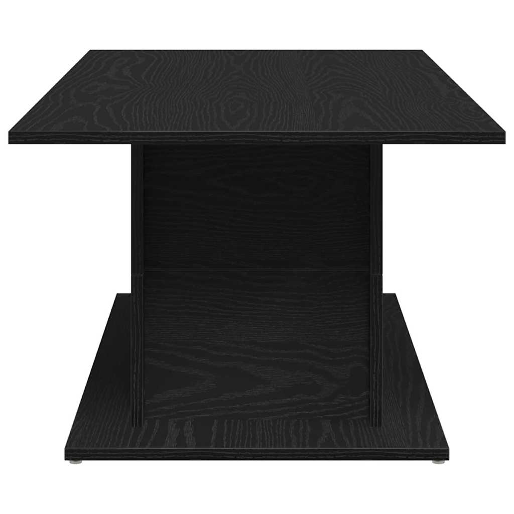 Couchtisch Schwarz Eichen-Optik 102 x 55,5 x 40 cm