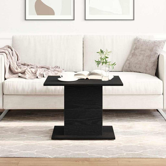 Couchtisch Schwarz Eichen-Optik 55.5 x 55.5 x 40 cm