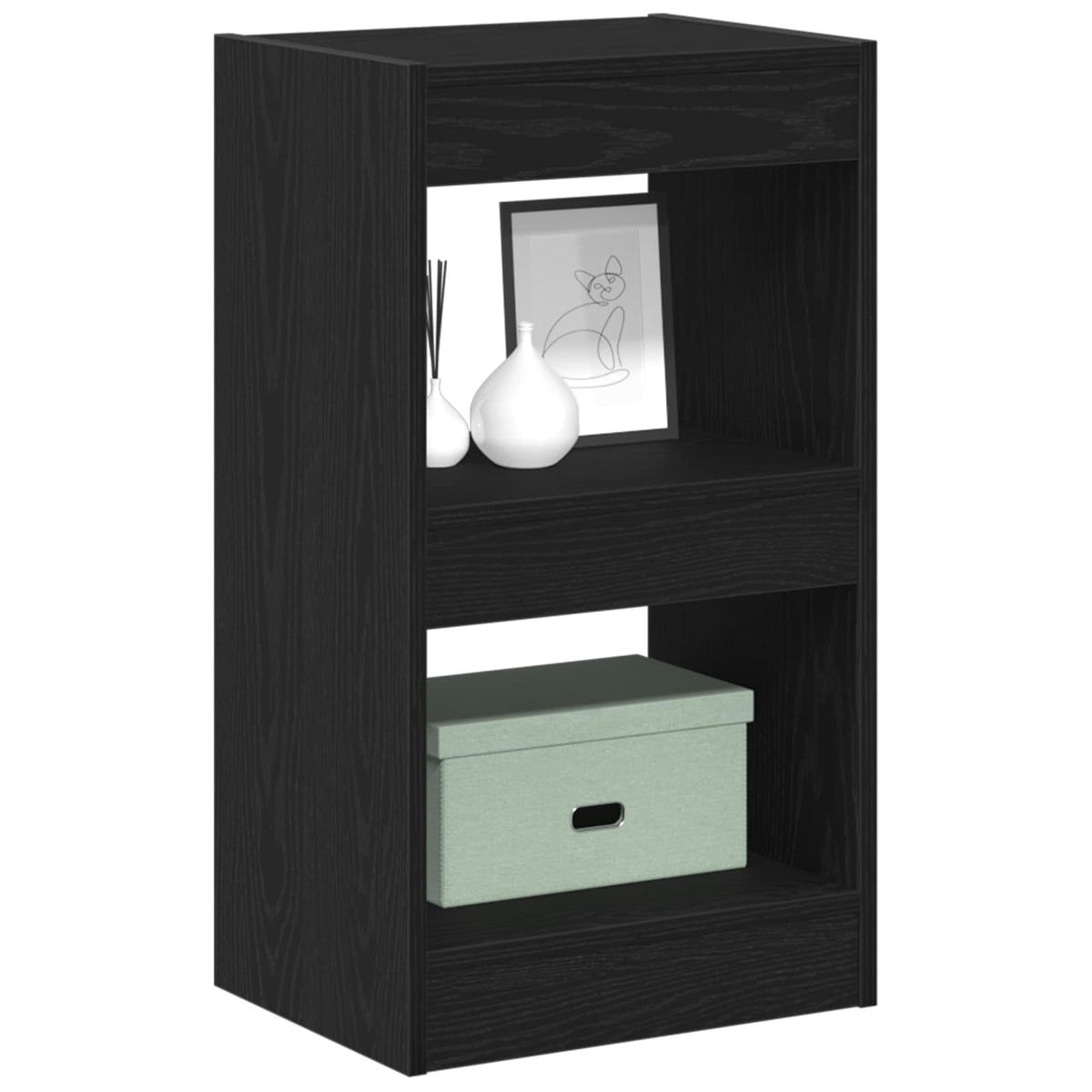 Bücherregal 2 Ebenen 40 x 30 x 71,5 cm Holzwerkstoff