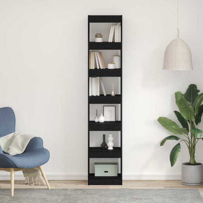 Bücherregal 6 Ebenen 40 x 30 x 198 cm Holzwerkstoff
