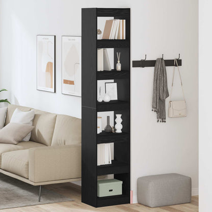 Bücherregal 6 Ebenen 40 x 30 x 198 cm Holzwerkstoff