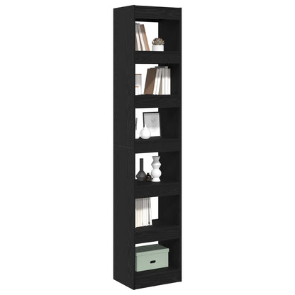 Bücherregal 6 Ebenen 40 x 30 x 198 cm Holzwerkstoff