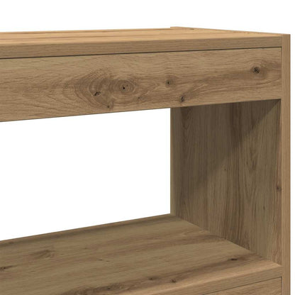 Bücherregal 2 Ebenen 100 x 30 x 72 cm Holzwerkstoff