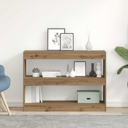 Bücherregal 2 Ebenen 100 x 30 x 72 cm Holzwerkstoff